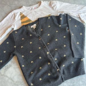 Crew Cuts Star sweater and Star long sleeve T-shirt. Very good condition.